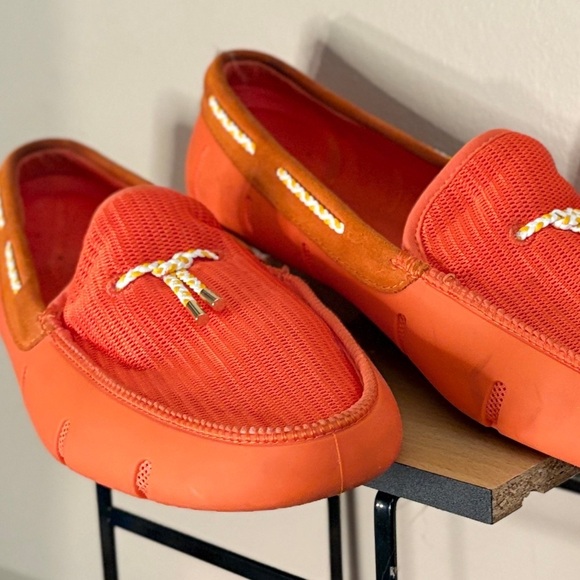 SWIMS Men’s Orange Loafer Watershoes Size 13 - Picture 8 of 16